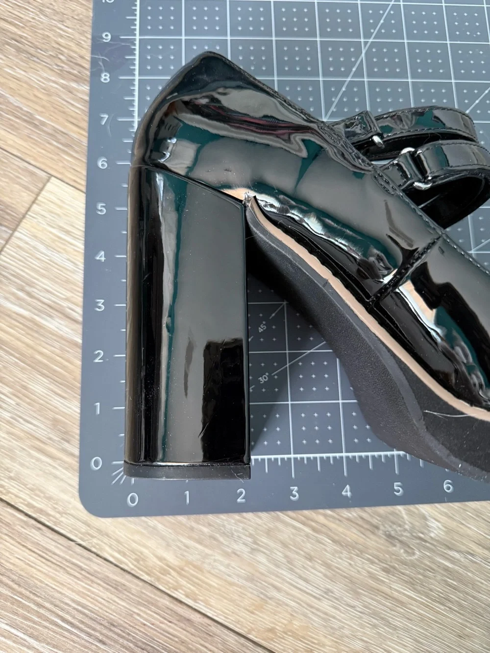 Steve Madden Twice Mary Jane Black Patent Leather Pumps